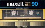 Compact Cassette Maxell UD XLII 90 Type II Chrome 1982 Europe