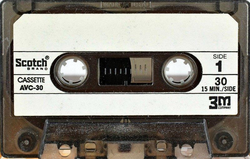 Compact Cassette Scotch AVC 30 Type I Normal 1971 USA