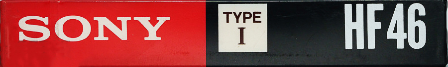Compact Cassette Sony HF 46 Type I Normal 1991 Japan