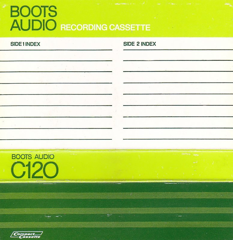 Compact Cassette Boots / Boots Audio 120 Type I Normal 1976 UK