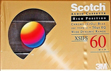 Compact Cassette Scotch XS II-S 60 Type II Chrome 1993 USA