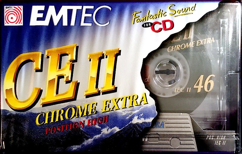 Compact Cassette Emtec CE II Chrome Extra 46 Type II Chrome 2004 Europe