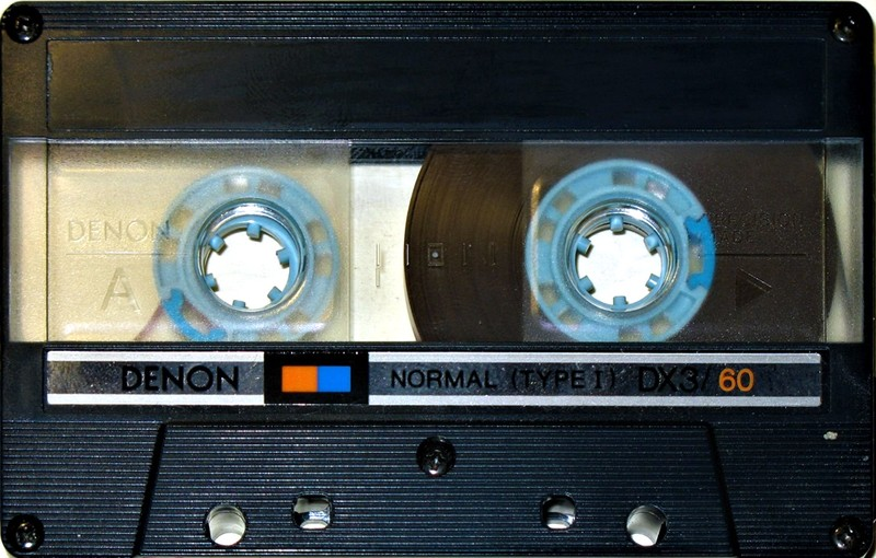 Compact Cassette Denon DX3 60 "DX3/60H" Type I Normal 1985 Europe, North America