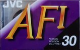 Compact Cassette JVC AFI 30 "AF1-30B" Type I Normal 1992 North America