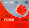 Compact Cassette Ross 66 60 Type I Normal USA