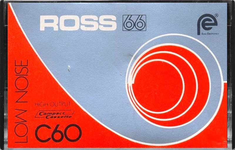 Compact Cassette Ross 66 60 Type I Normal USA