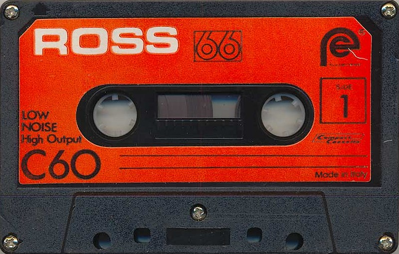Compact Cassette Ross 66 60 Type I Normal USA