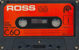 Compact Cassette Ross 66 60 Type I Normal USA
