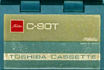 Compact Cassette Toshiba T 90 Type I Normal 1968 Japan