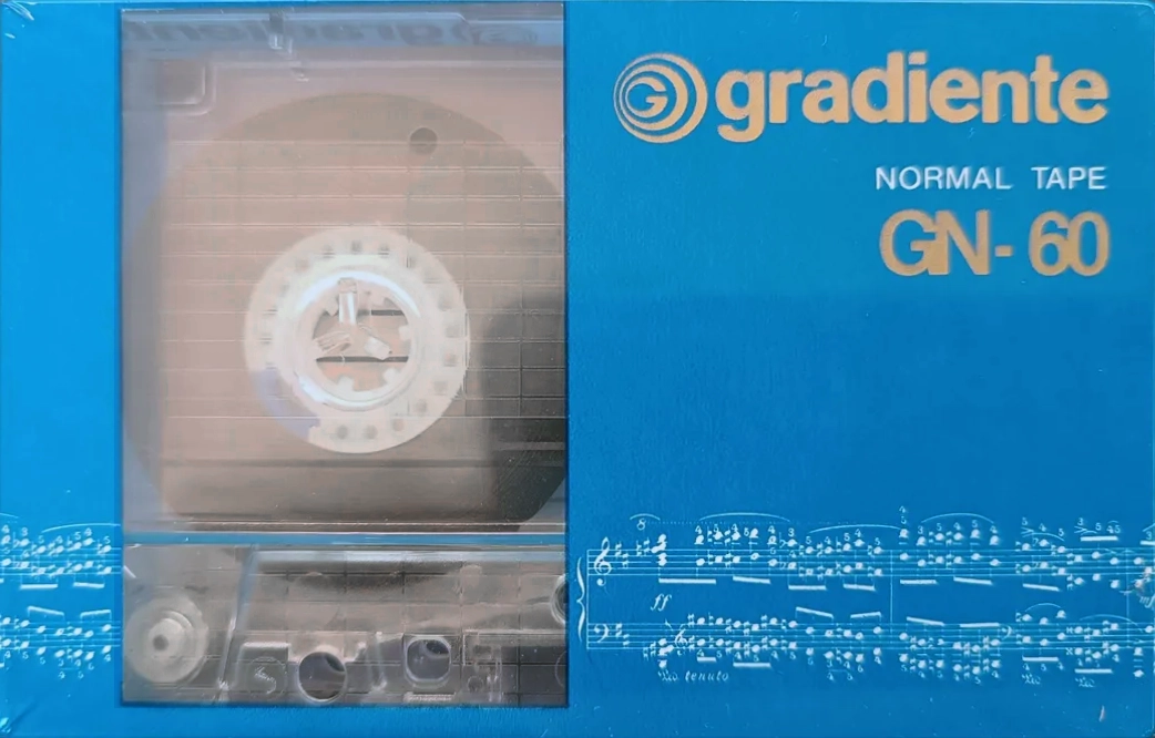 Compact Cassette Gradiente GN 60 Type I Normal 1987 Latin America