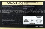 3 pack Denon HD8 100 Type II Chrome 1988 Europe