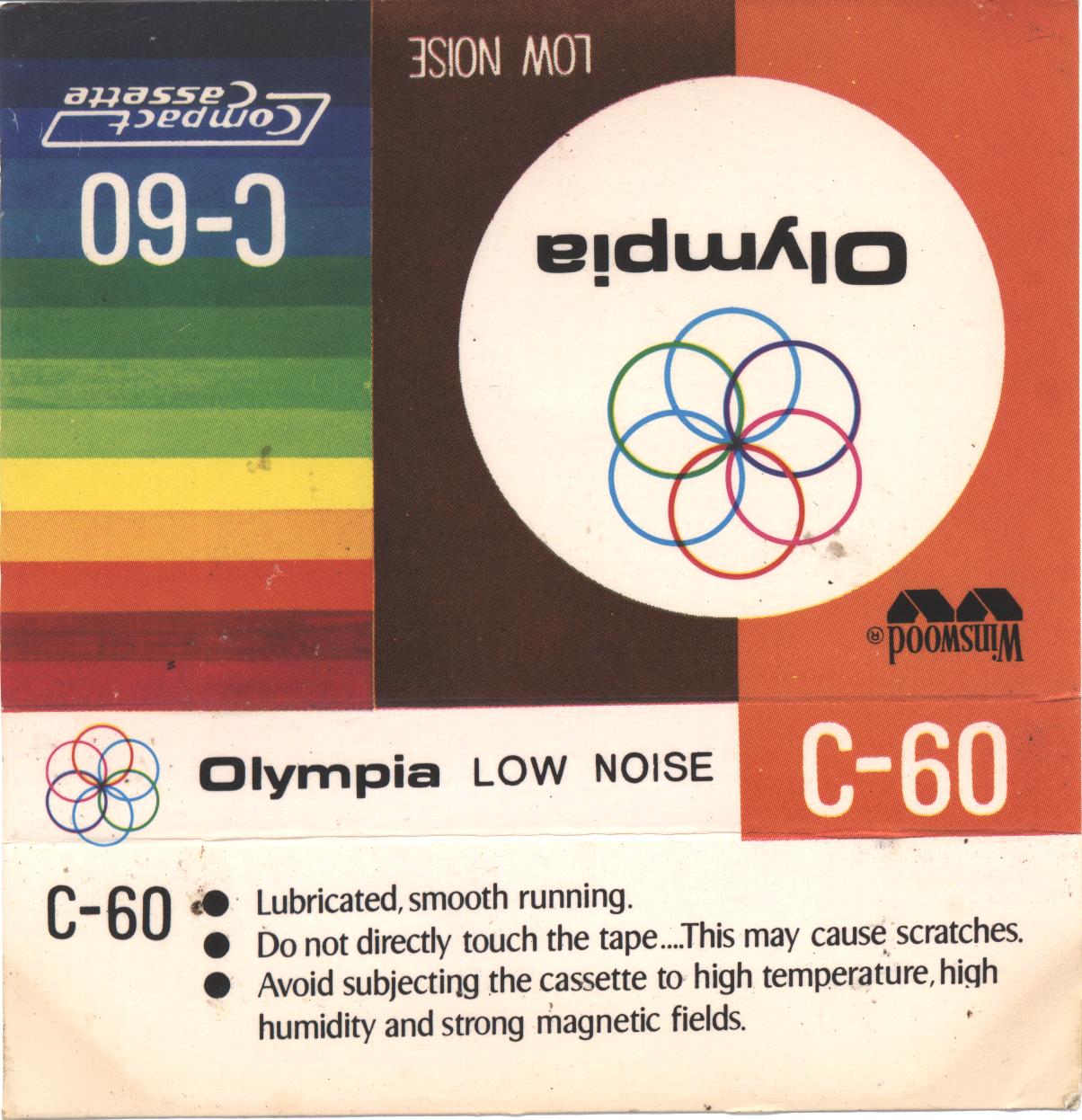 Compact Cassette Winswood Olympia 60 "black" Type I Normal 1979 UK