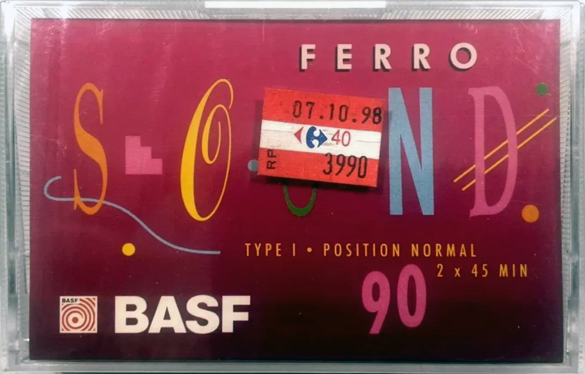 Compact Cassette BASF Ferro I 90 "SOUND" Type I Normal 1996 Indonesia