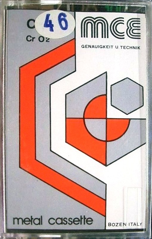 Compact Cassette MCE 46 Type II Chrome Italy