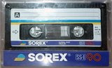 Compact Cassette Sorex SS-I 90 Type I Normal 1986 South Korea