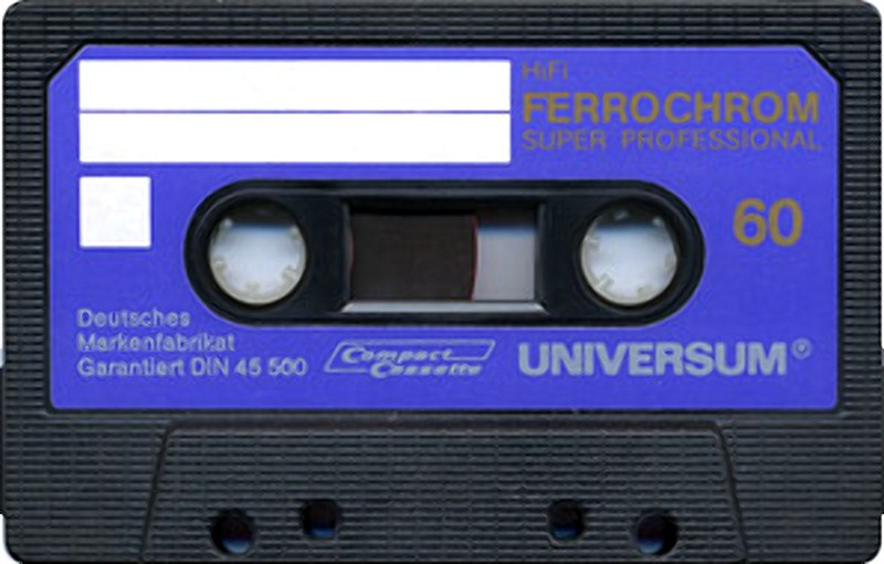 Compact Cassette Universum 60 Type III Ferro Chrome 1979 Europe