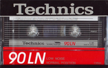Compact Cassette Technics LN 90 "RT-90LN" Type I Normal 1985 Europe