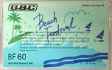 Compact Cassette GBC 60 "BF Beach Festival" Type I Normal 1985 Europe