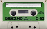 Compact Cassette Rezound Copy cassette 93 Type I Normal 1976 USA