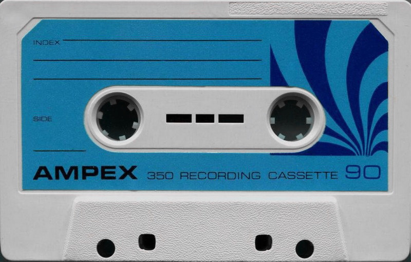 Compact Cassette Ampex 350 90 Type I Normal 1972 Mexico