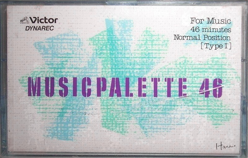 Compact Cassette Victor Musicpalette 46 "DAP-S46BU" Type I Normal 1985 Japan