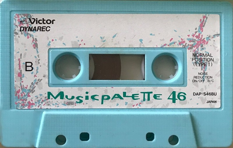 Compact Cassette Victor Musicpalette 46 "DAP-S46BU" Type I Normal 1985 Japan
