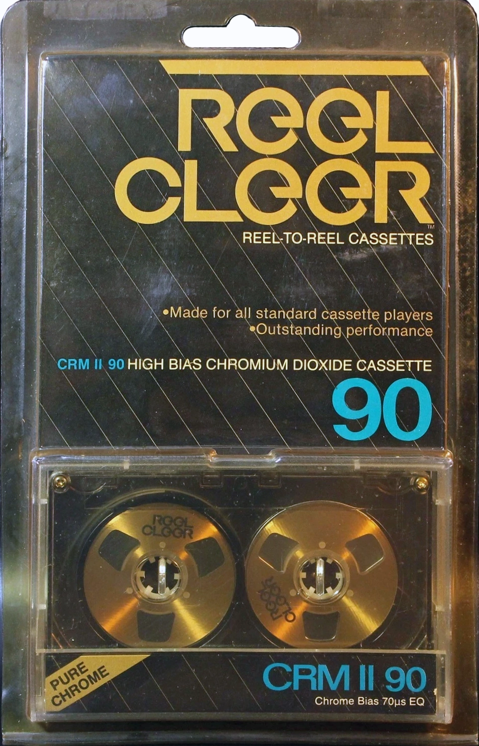 Blister Reel Cleer CRM II 90 Type II Chrome 1984 USA