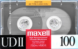 Compact Cassette Maxell UDII / UD2 100 Type II Chrome 1988 Europe
