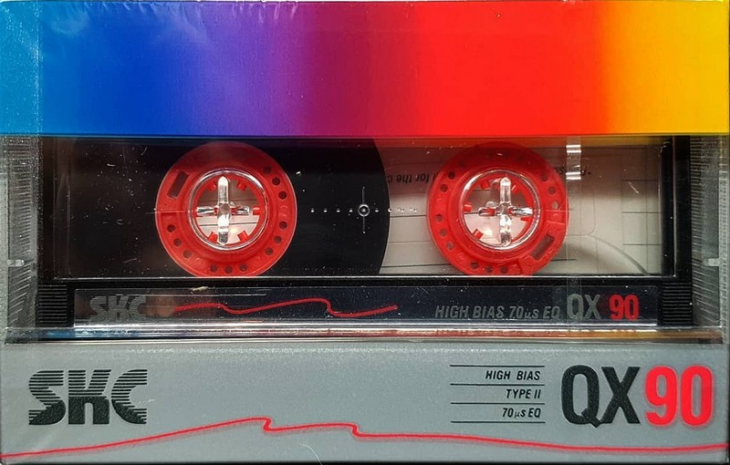 Compact Cassette SKC QX 90 Type II Chrome 1990 USA