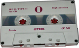 Compact Cassette TDK Optima 50 "O2" Type II Chrome 1997 Europe