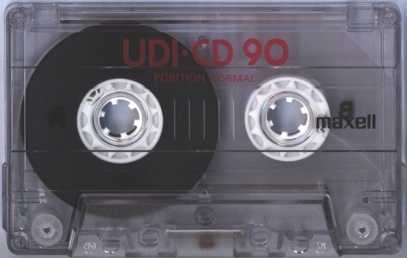 Compact Cassette Maxell UDI-CD 90 Type I Normal 1998 Europe