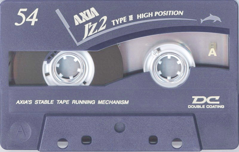 Compact Cassette AXIA J`z 2 54 "JZ2F 54" Type II Chrome 1996 Japan