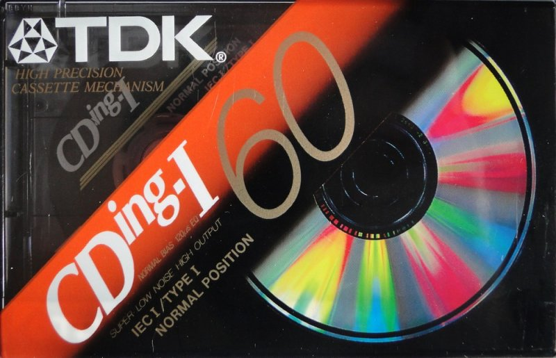Compact Cassette TDK CDing 1 60 "CDING1-60EC" Type I Normal 1997 Europe
