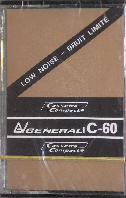 Compact Cassette General 60 Type I Normal 1980 Canada