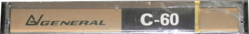 Compact Cassette General 60 Type I Normal 1980 Canada