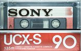 Compact Cassette Sony UCX-S 90 Type II Chrome 1983 North America
