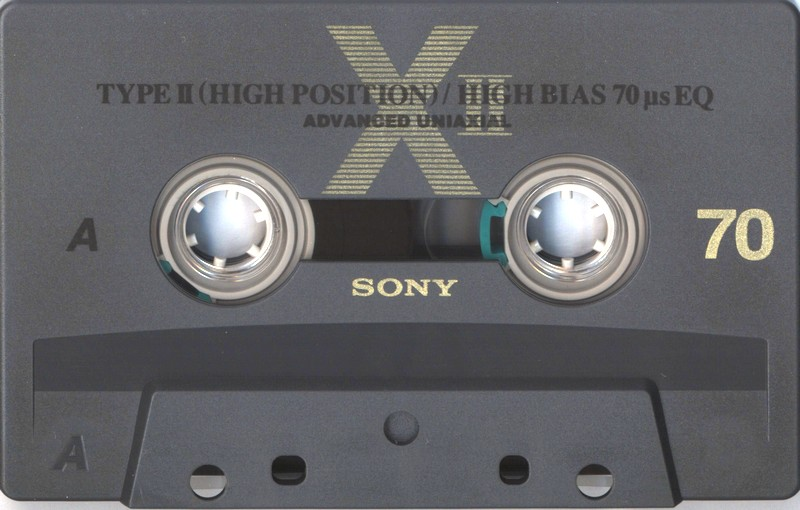 2 pack Sony XII 70 "2C-70X2B" Type II Chrome 1994 Japan