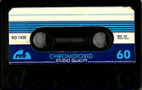 Compact Cassette RTV 60 Type II Chrome Yugoslavia