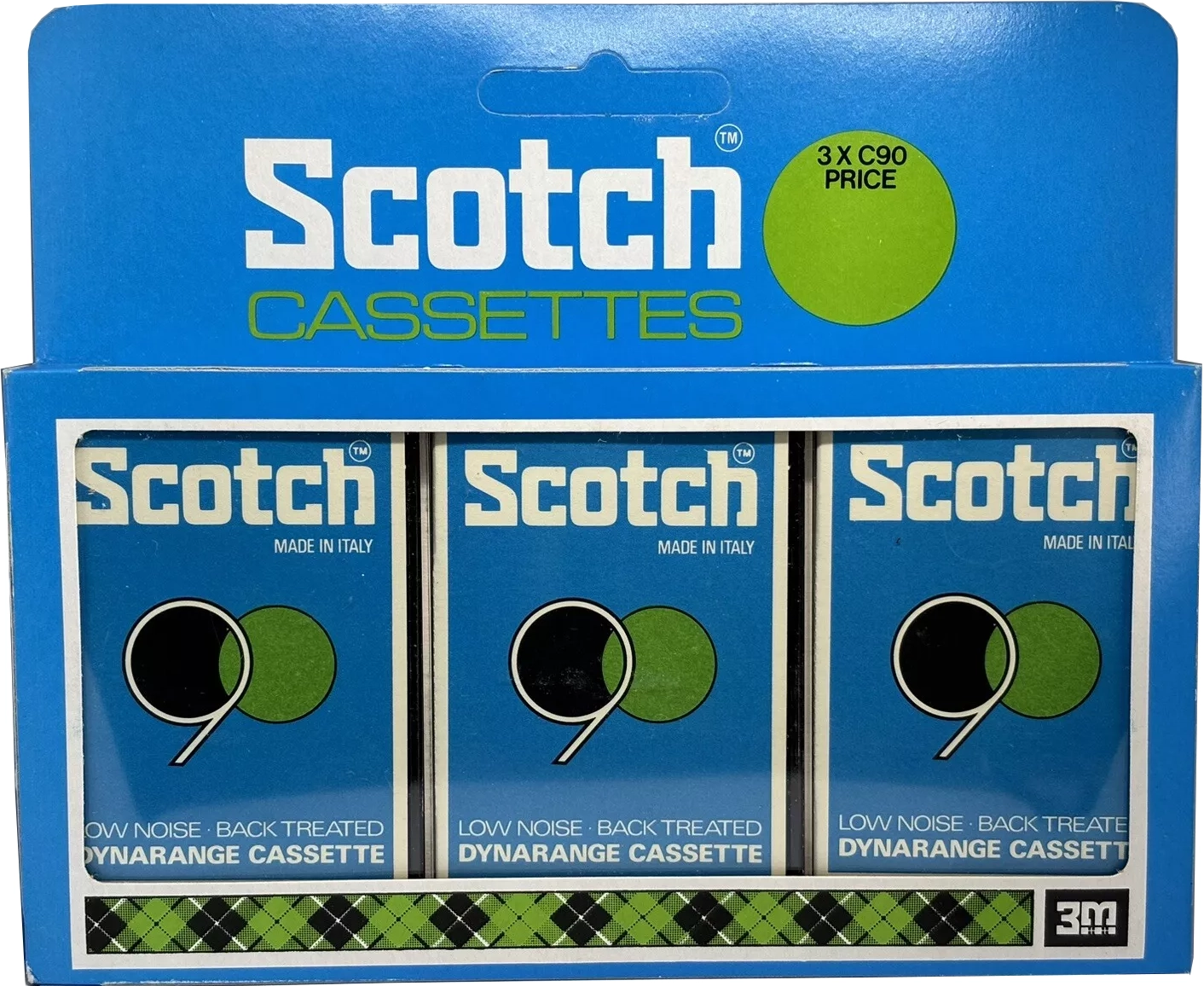 Blister Scotch Dynarange 90 Type I Normal 1972 Europe