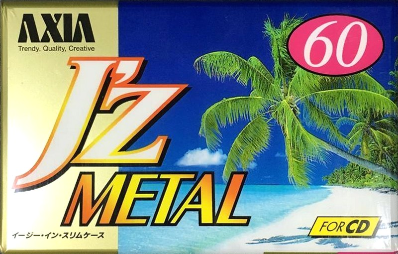 Compact Cassette AXIA J`z Metal 60 "JZMF 60" Type IV Metal 1996 Japan