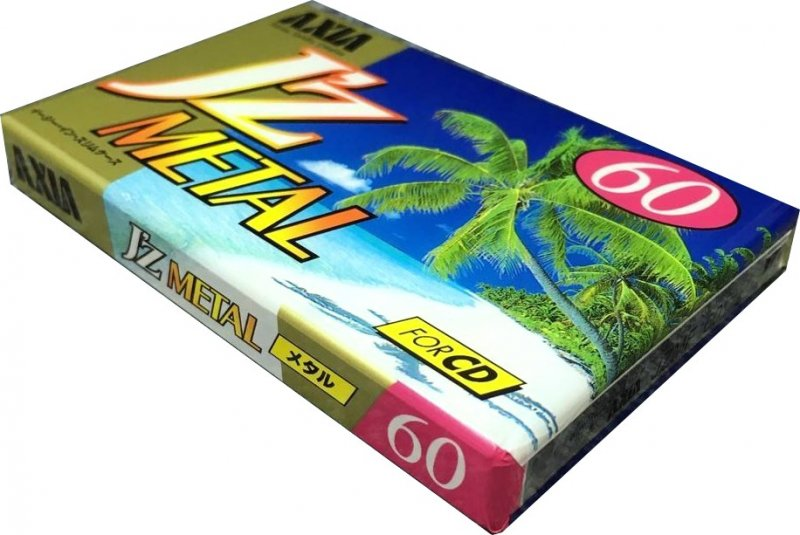 Compact Cassette AXIA J`z Metal 60 "JZMF 60" Type IV Metal 1996 Japan