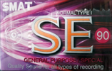 Compact Cassette Smat SE 90 Type I Normal 1999 South Korea