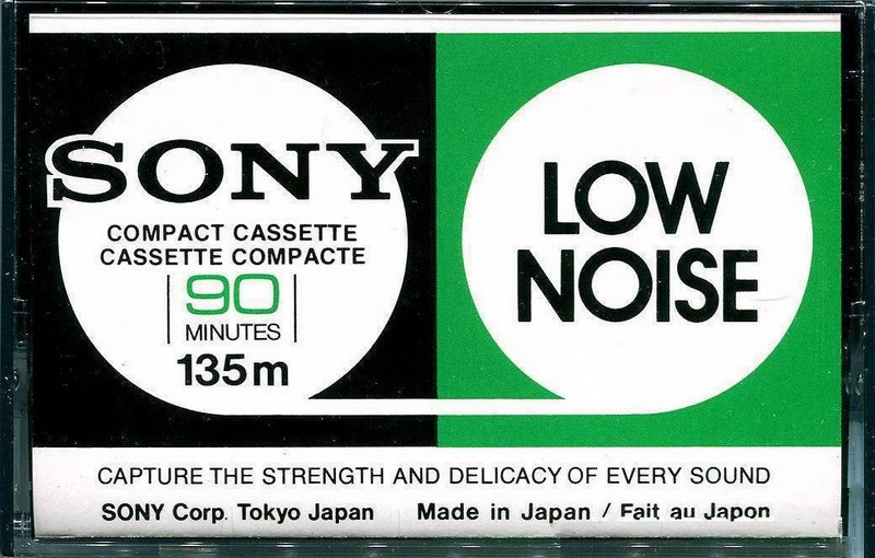Compact Cassette Sony 90 Type I Normal 1976 USA