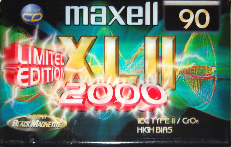 Compact Cassette Maxell XLII 90 "2000 Limited Edition" Type II Chrome 1998 Europe