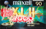 Compact Cassette Maxell XLII 90 "2000 Limited Edition" Type II Chrome 1998 Europe