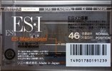 Compact Cassette Sony ES-I 46 "C-46ES1" Type I Normal 1992 Japan
