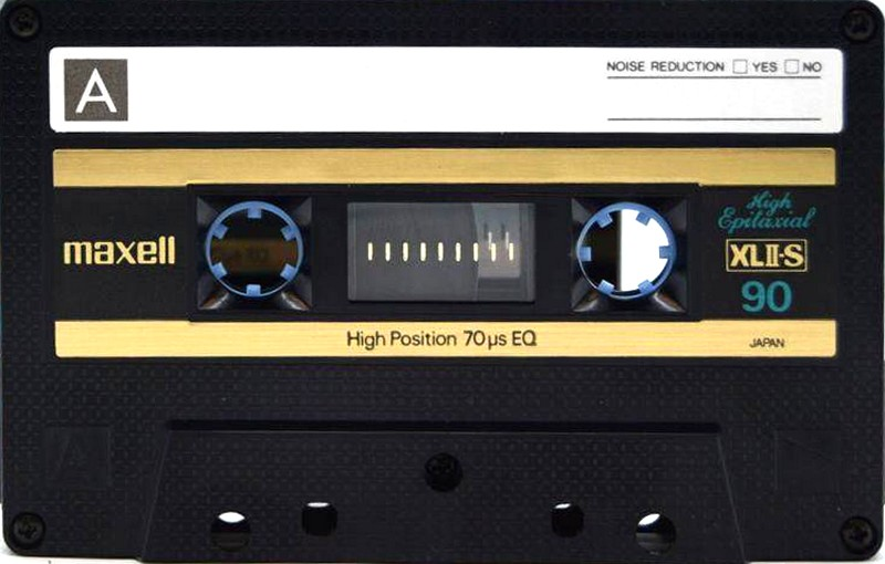 Compact Cassette Maxell XLII-S 90 Type II Chrome 1980 Europe