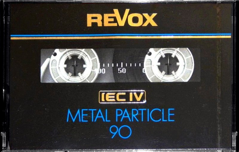 Compact Cassette Revox 90 "Metal Particle" Type IV Metal 1984 Europe