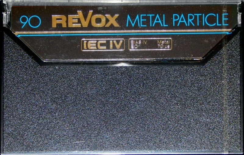 Compact Cassette Revox 90 "Metal Particle" Type IV Metal 1984 Europe