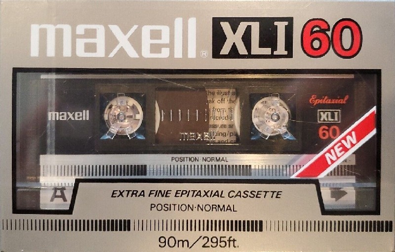 Compact Cassette Maxell XLI 60 Type I Normal 1984 USA
